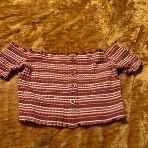 off the shoulders top